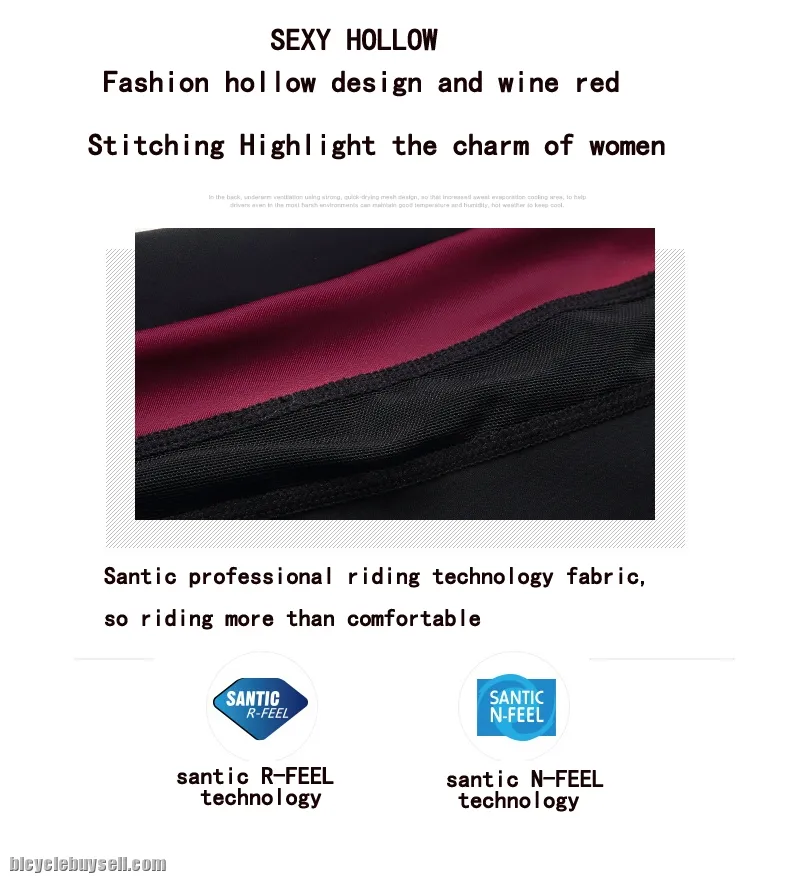 Santic Bolizi Women's Cycling Pants Breathable &amp; Elastic Trouser Full Length Tight