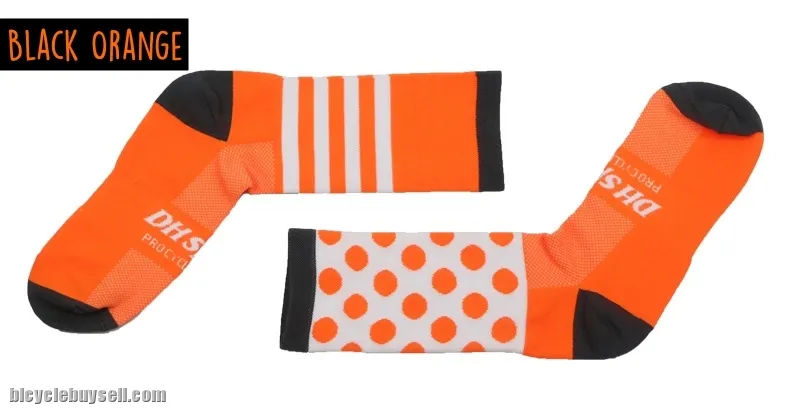 DH SPORTS Polka Dot Pro Cyling OUTDOOR MULTI SPORTS SOCKS