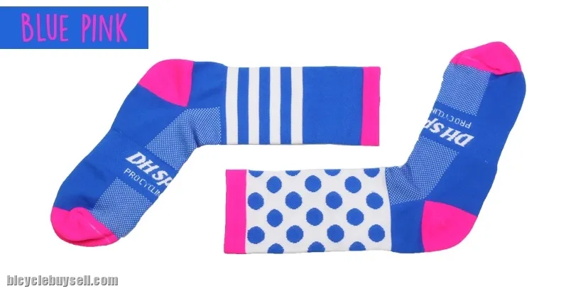 DH SPORTS Polka Dot Pro Cyling OUTDOOR MULTI SPORTS SOCKS