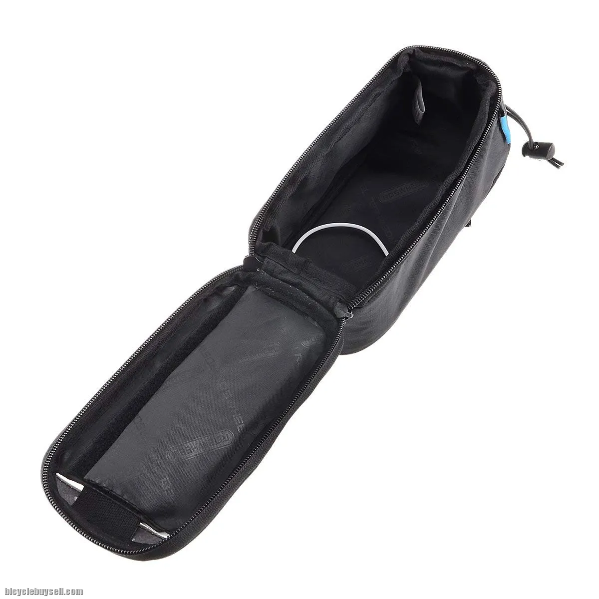 Roswheel (L Size) Bike Front Tube Bag With 3.5mm Audio Cable for Touch Screen Phones