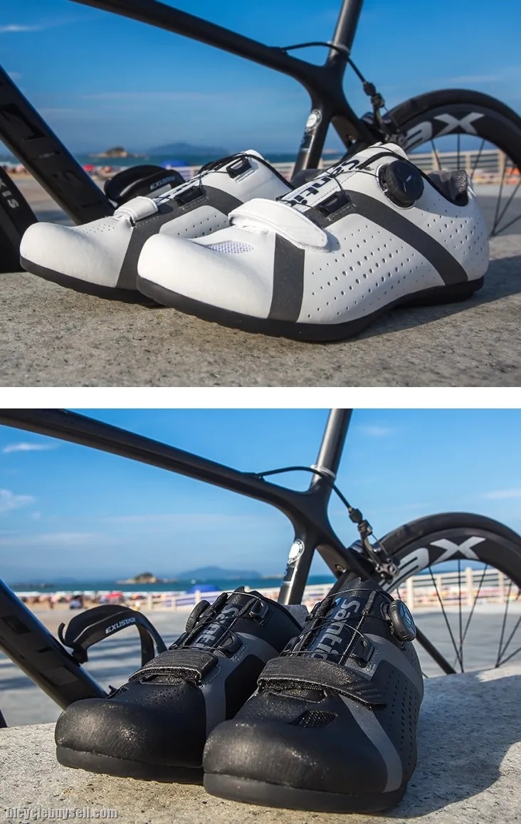 NEW YEAR SALE- SANTIC Apollo Men Professional Non-Clip Cycling Shoes(White)