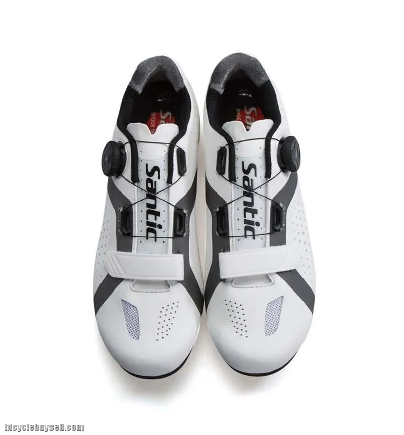 NEW YEAR SALE- SANTIC Apollo Men Professional Non-Clip Cycling Shoes(White)