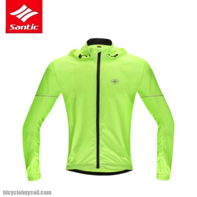 Santic Raincoat Windproof Sun Protection Waterproof Cycling Jacket