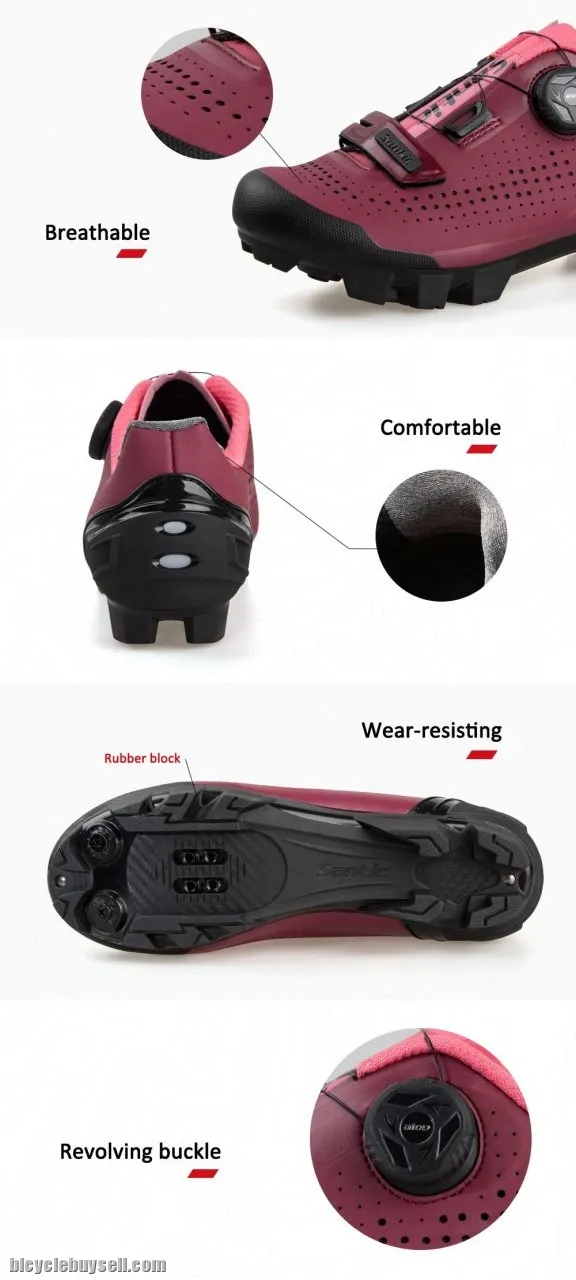 NEW YEAR SALE- SANTIC Aisha Women MTB Cycling Shoes - READY STOCK