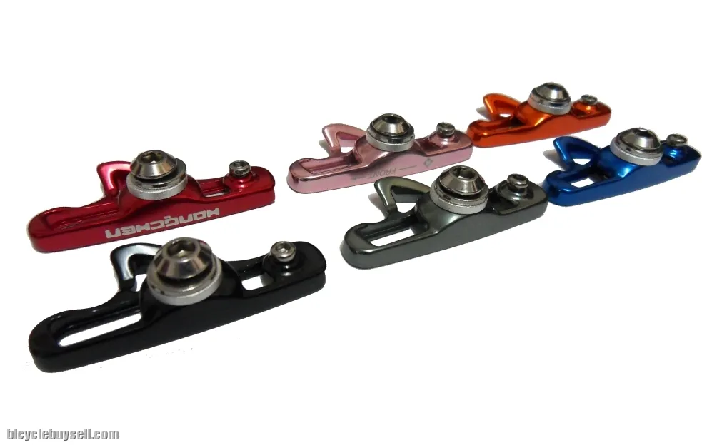 HC Road Carbon Brake Shoes with Holders (2 Pairs) - Custom Colors to Personalize your Bike