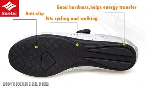 NEW YEAR SALE- SANTIC Athena Women Professional Non-Clip Cycling Shoes(White Purple)