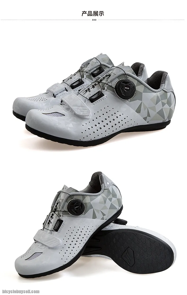 NEW YEAR SALE- SANTIC Athena Women Professional Non-Clip Cycling Shoes(Grey)
