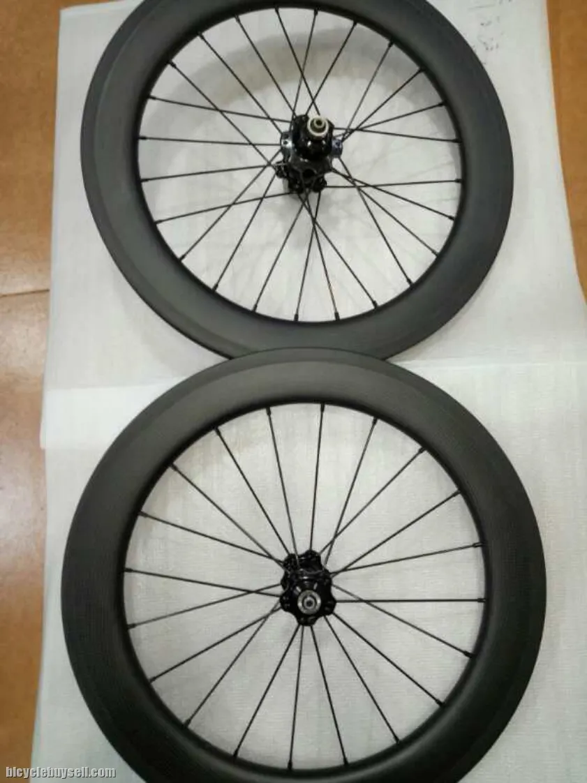 100% Full carbon custom build folding minivelo 451/ 406 38/50mm DT swiss Powerway rim brake disc bra