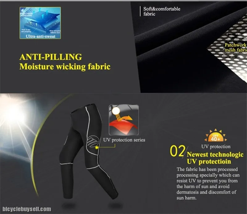 SANTIC Jack Men's Cycling Pants Compression Coolmax 4D Padded(Suitable for Long Distance)