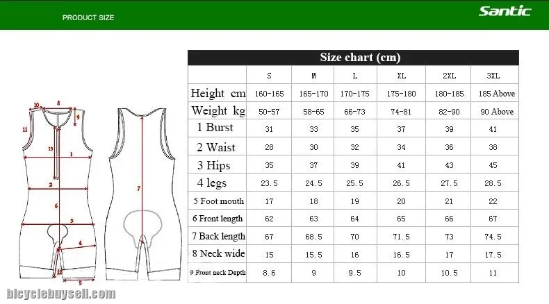 Santic Kirsi Men Sleeveless Triathlon Tri Suit 4D Pad for Swimming Running Cycling