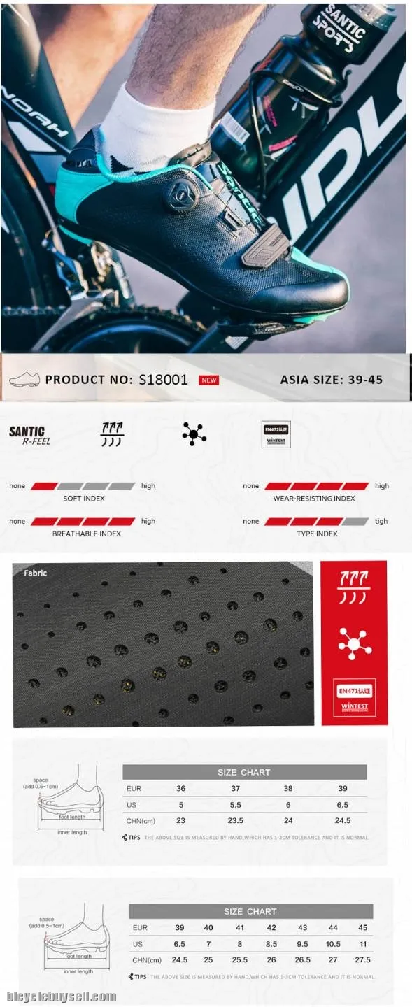 SANTIC Hers Women Road Cycling Shoes - READY STOCK FREE Postage