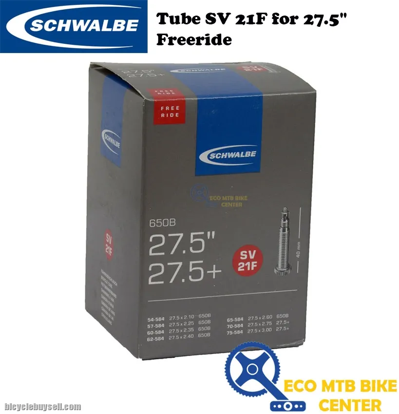SCHWALBE Inner Tubes SV-21F for 27.5" Freeride