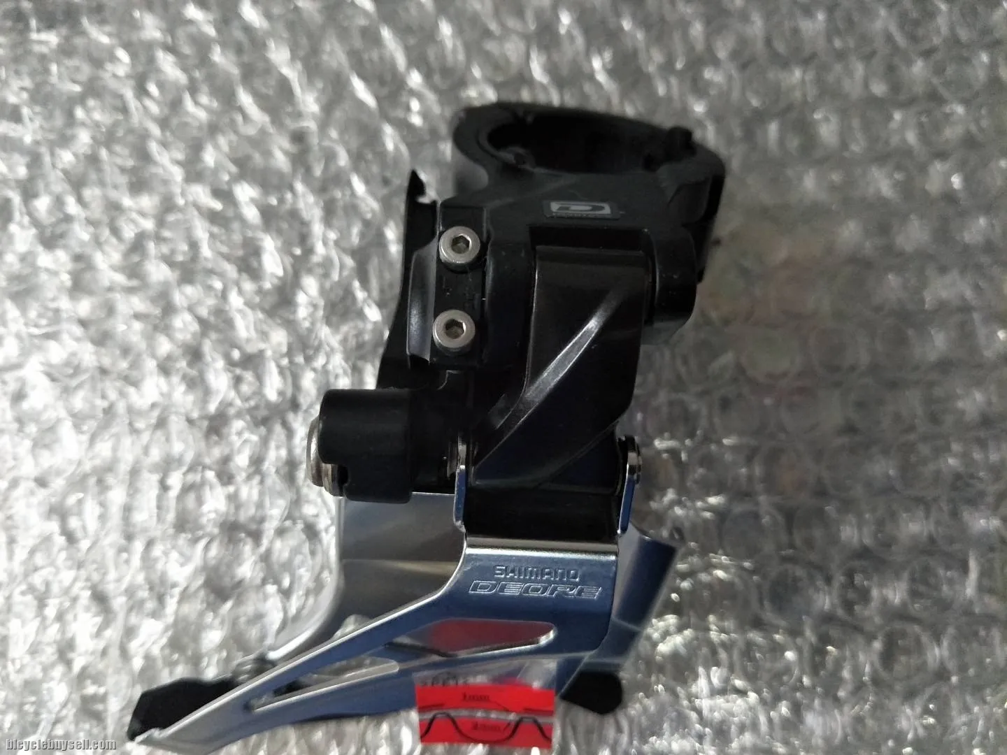 Deore high clamp fd for double chainring - last unit clearance