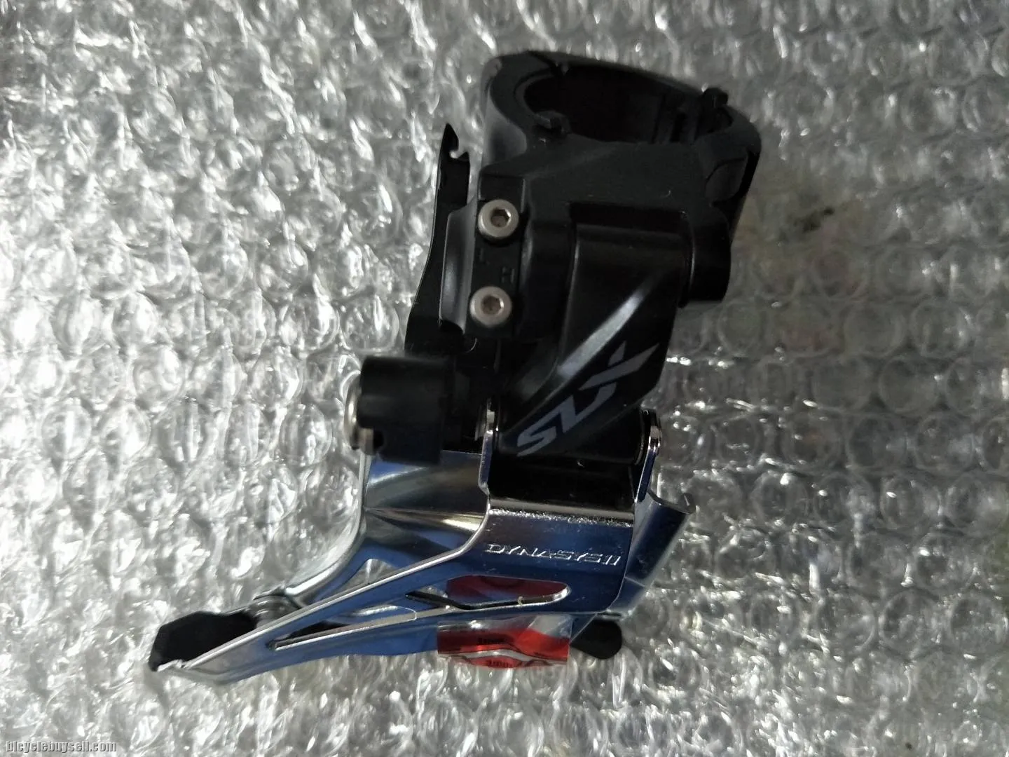 Shimano slx fd for double chainring top clamp - last piece clearance