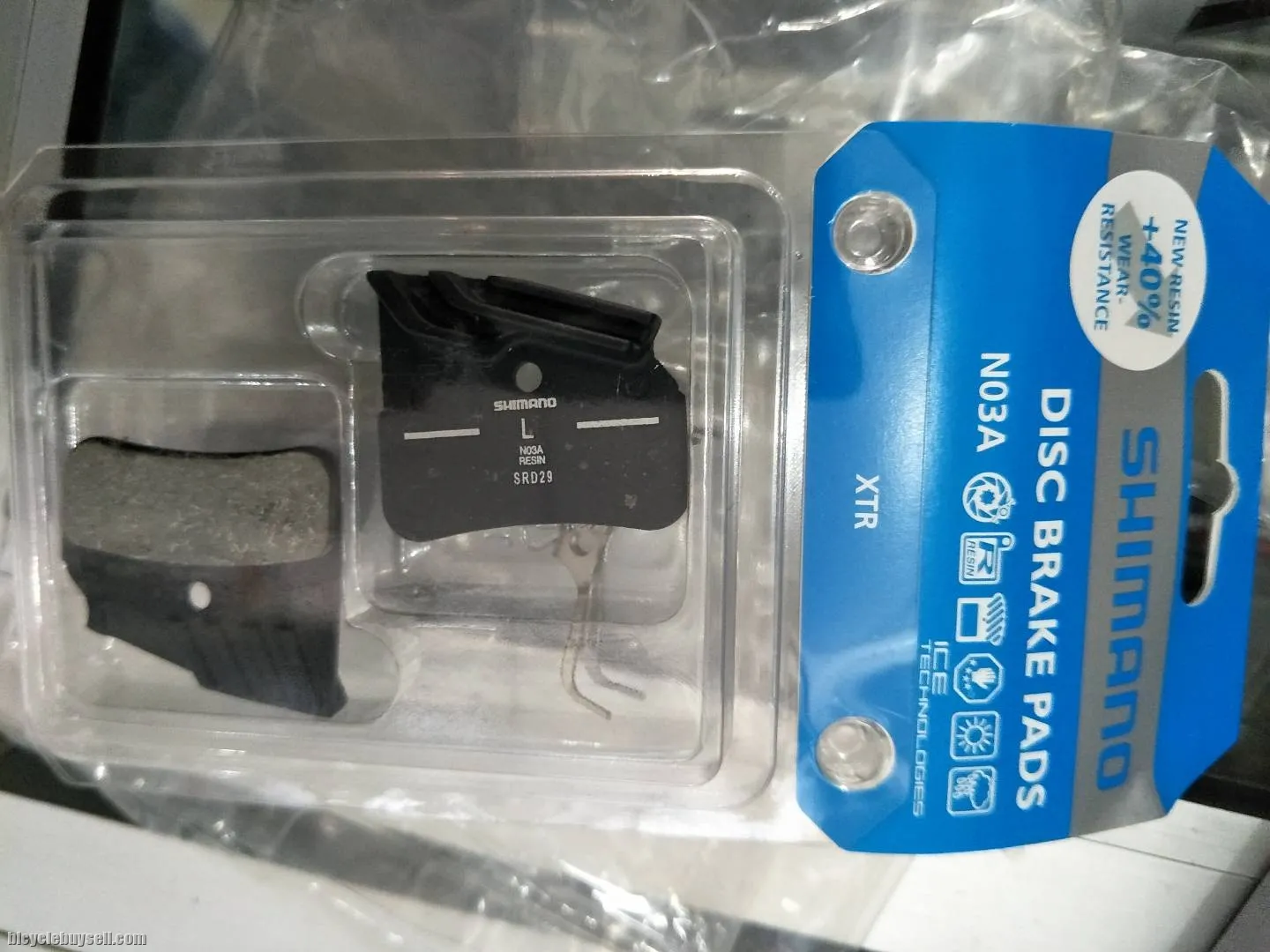 Shimano xtr/xt brake pad resin genuine ice tech
