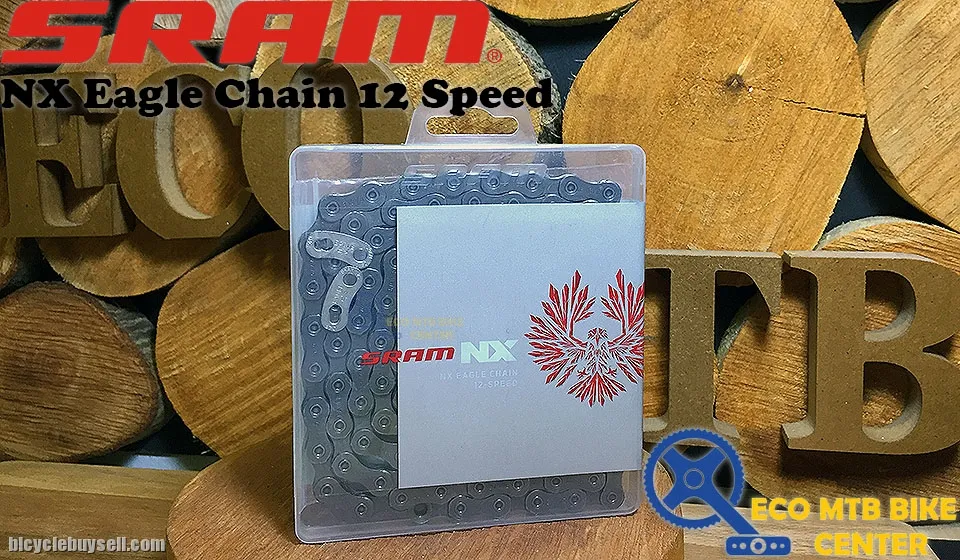SRAM Chain PC NX Eagle Solid Pin 126 Links Powerlock Flowlink 12speed
