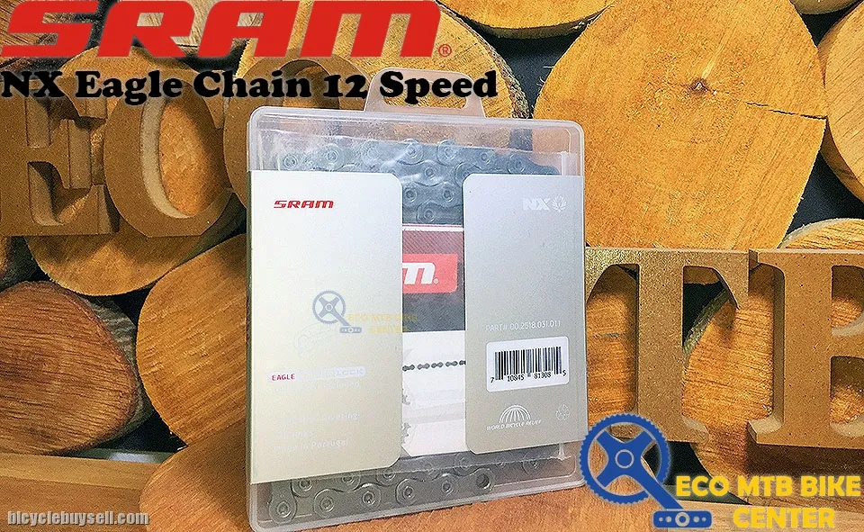 SRAM Chain PC NX Eagle Solid Pin 126 Links Powerlock Flowlink 12speed