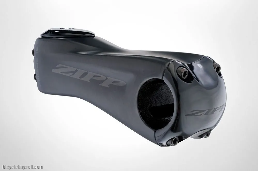 ZIPP LIGHTWEIGHT AND ROCK SOLID SL SPRINT STEM CARBON MATTE BLACK 12 DEGREE