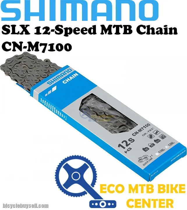 SHIMANO SLX M7100 Series 12-Speed MTB Chain CN-M7100 116L/126L