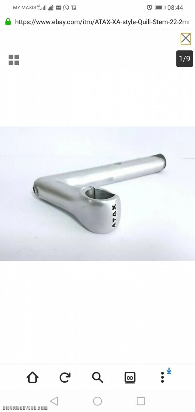 ATAX Stem 80mm Nos Vintage