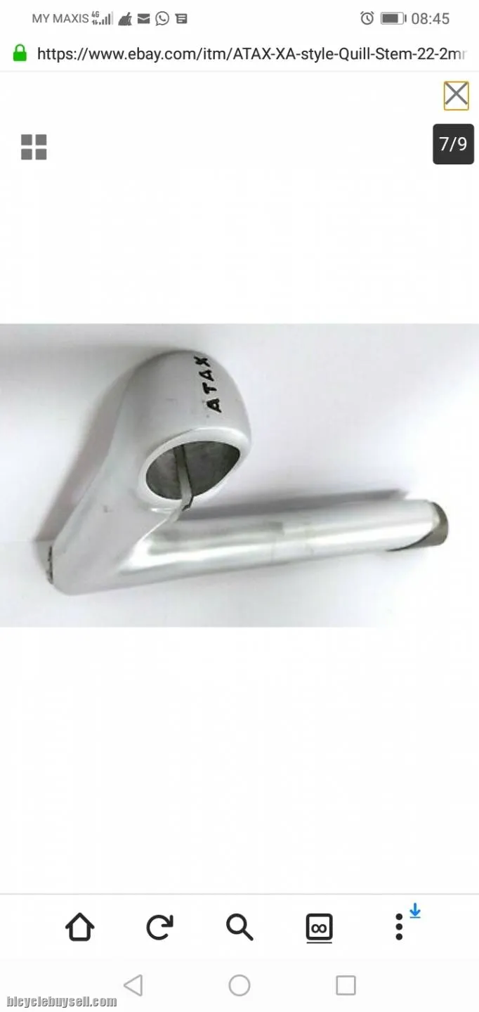 ATAX Stem 80mm Nos Vintage