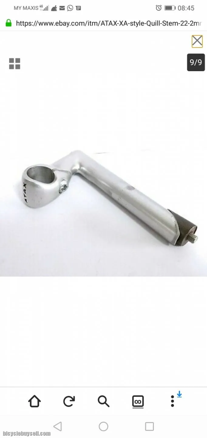 ATAX Stem 80mm Nos Vintage