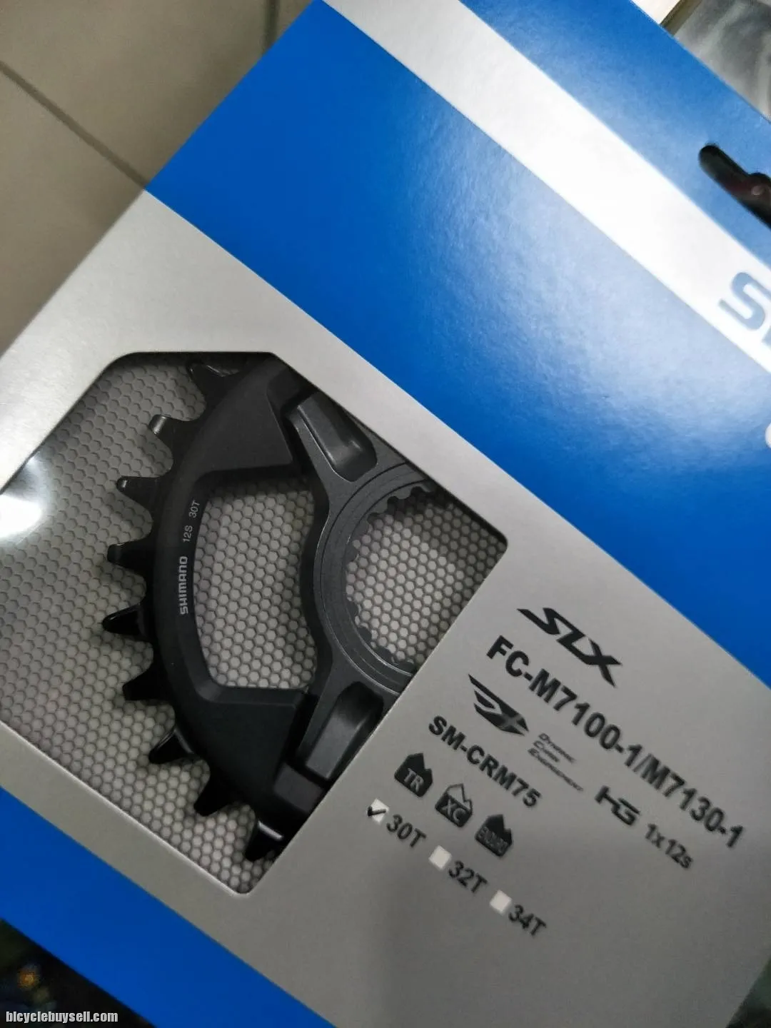 Slx 30/32/34t chainring for 12sp direct mount system clearance sales fc-m7100