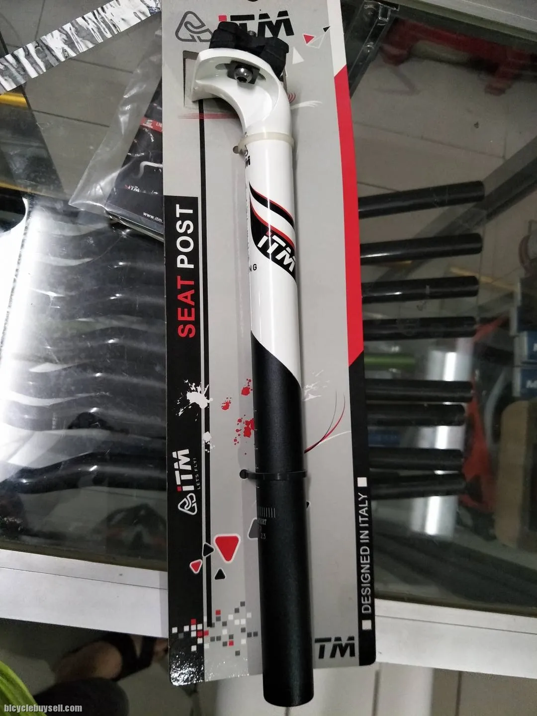 ITM Alutech Wing white 27.2x350mm last piece clearance guaranteed original with warranty card