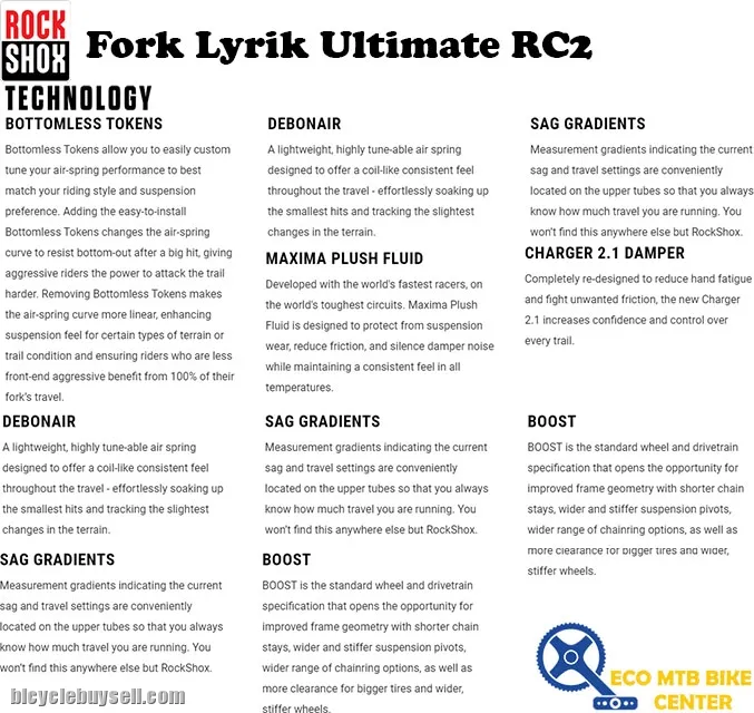 ROCKSHOX Fork Lyrik Ultimate RC2 27.5"