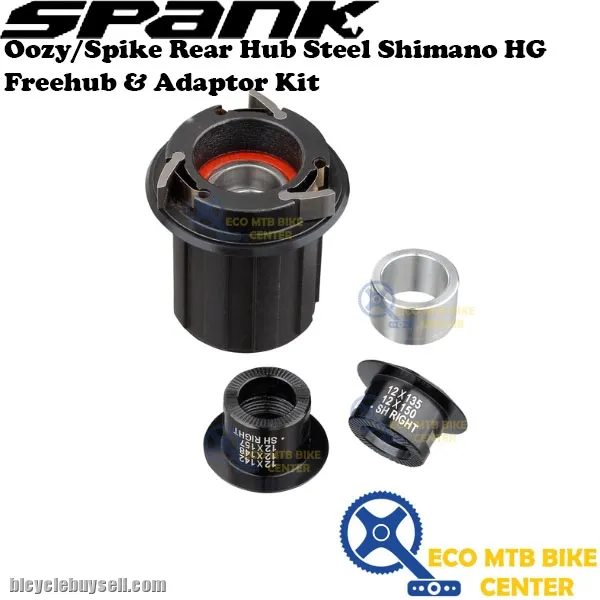 SPANK Oozy/Spike Rear Hub Steel Shimano HG Freehub &amp; Adaptor Kit