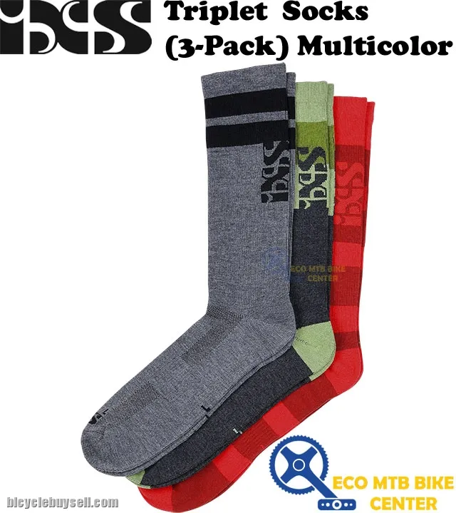 IXS Triplet Socks (3-Pack) Multicolor