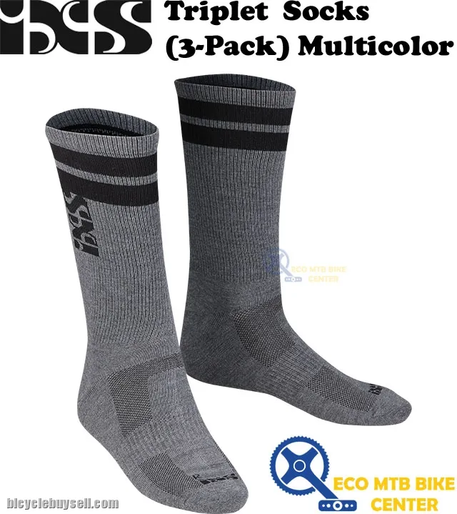IXS Triplet Socks (3-Pack) Multicolor