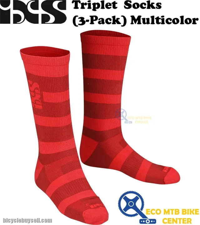 IXS Triplet Socks (3-Pack) Multicolor