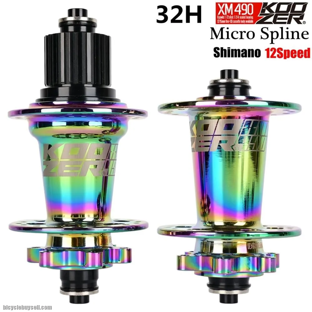 Micro Spline freehub KOOZER XM490 PRO cassette hub bicycle hubs 135x10 142x12MM MS 12 speed MTB Disk