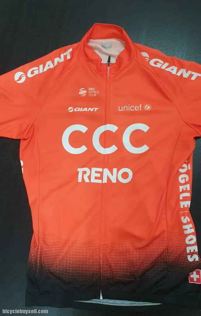 USED Jersey - Giant CCC Cycling Jersey L size