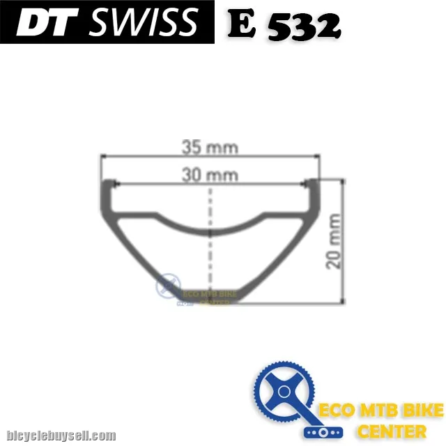 DT SWISS Rims E 532 27.5/29 (SELL IN PAIR)