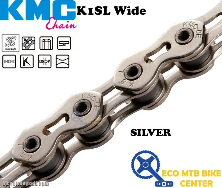 KMC K Series Single Speed Chain K1SL Wide 120L (OE Packing)
