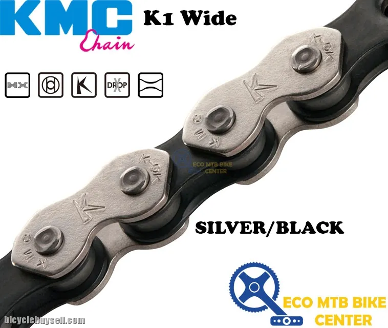 KMC K Series Single Speed Chain K1 Wide 120L