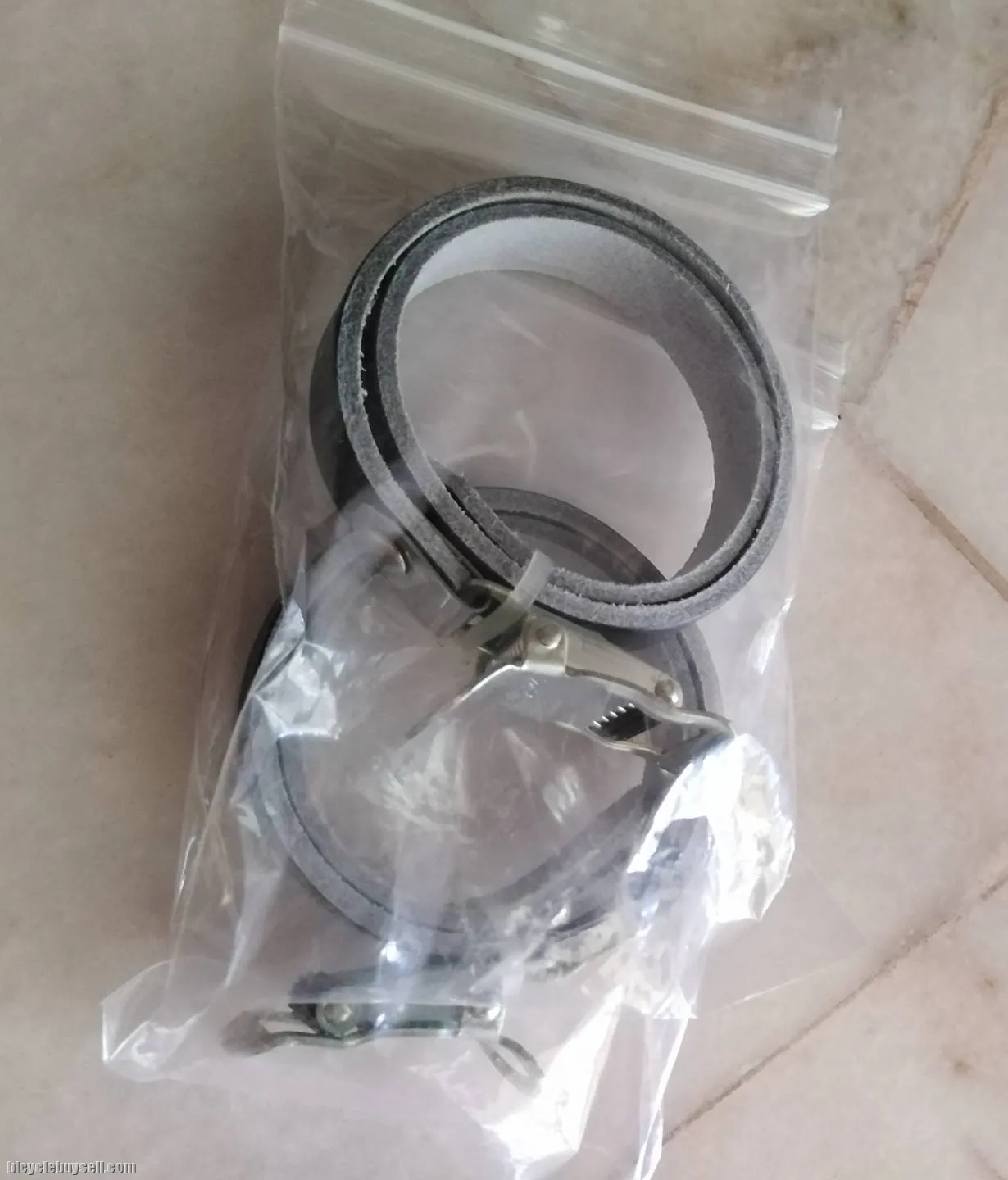 Pedal Leather Strap Zefal Christophe New Black