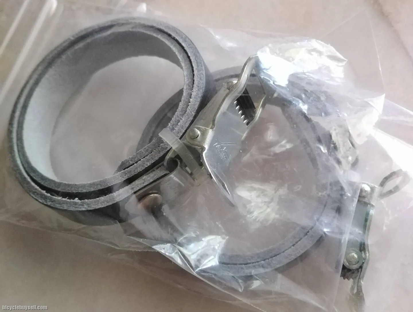 Pedal Leather Strap Zefal Christophe New Black