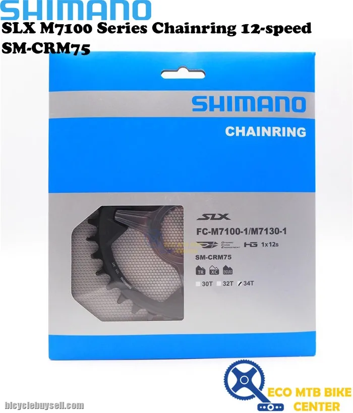 SHIMANO SLX M7100 Series Chainring 12-speed SM-CRM75