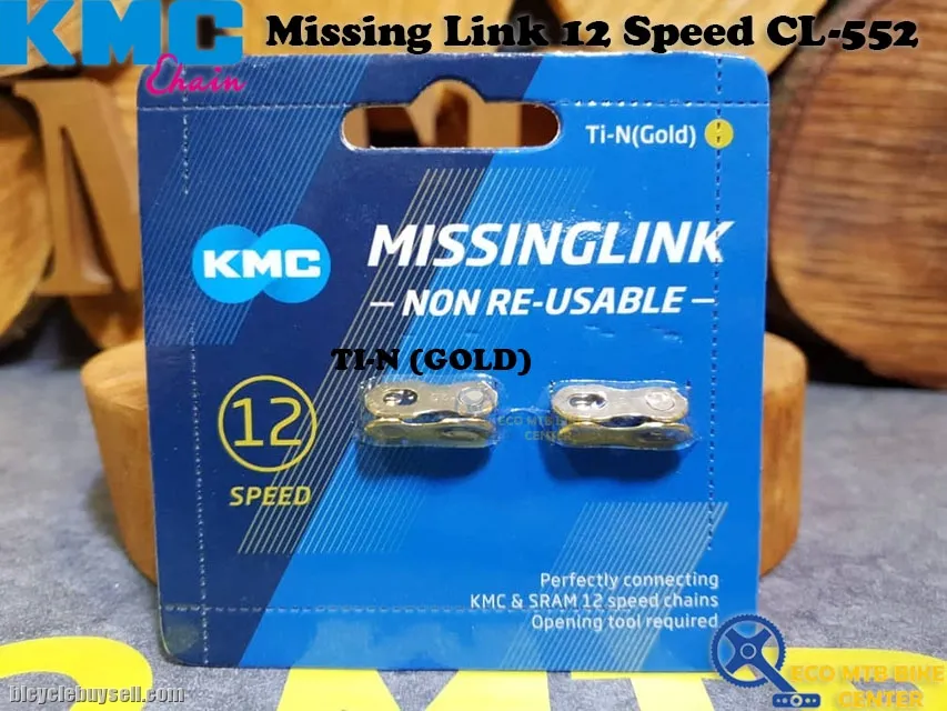 KMC Chain Connector Missing Link 12 Speed CL552 (Non Re-Usable)
