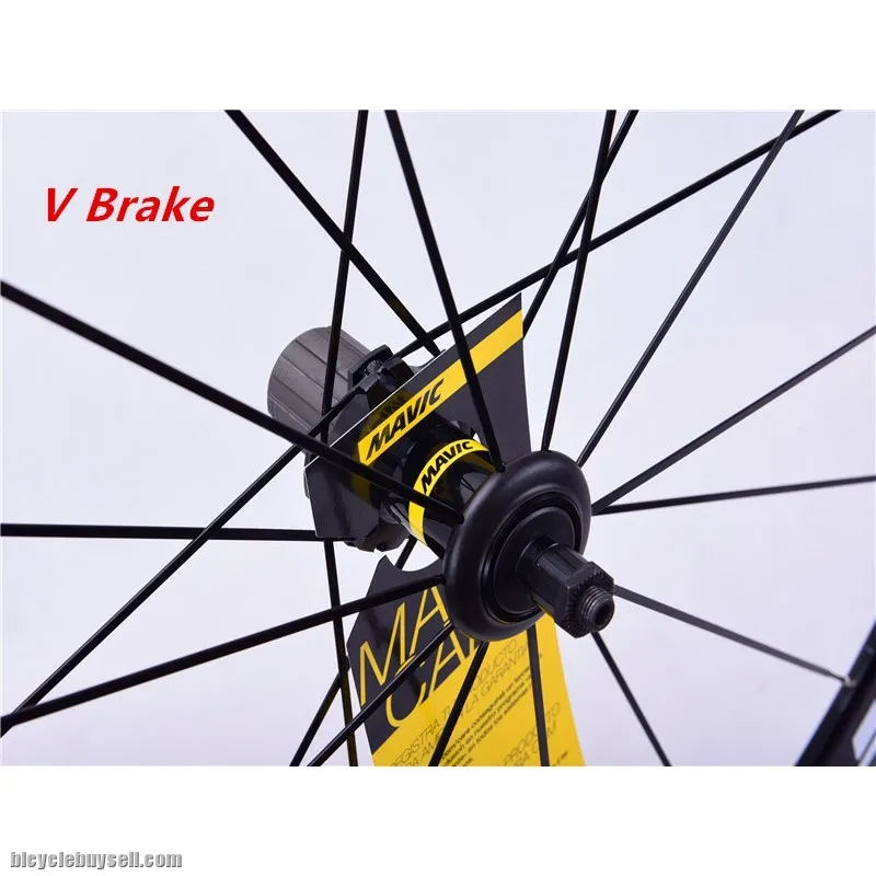 700c 40MM  Clincher alloy Mavic cosmic Elite road wheelset bike V brake C brake