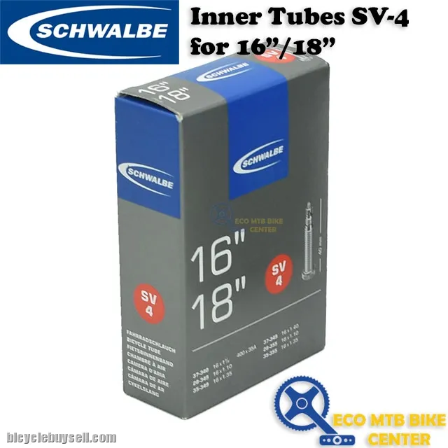 SCHWALBE Inner Tubes SV-4 for 16/18"
