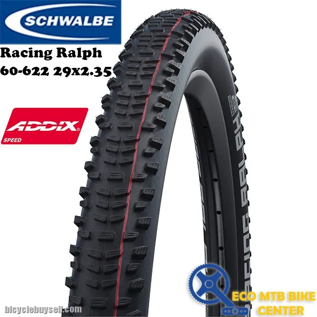 SCHWALBE Tires Racing Ralph 60-622 Evo SS TLE Addix Speed, Folding 29x2.35