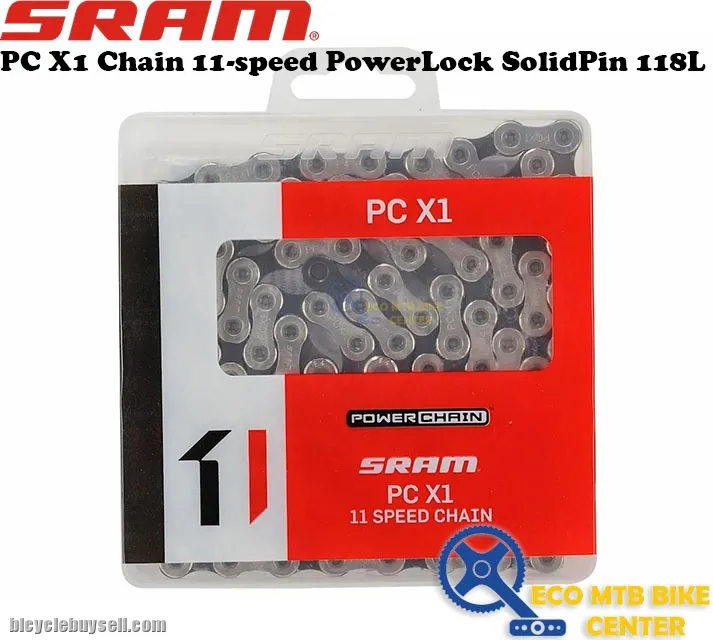 SRAM PC X1 Chain 11-speed PowerLock SolidPin 118L