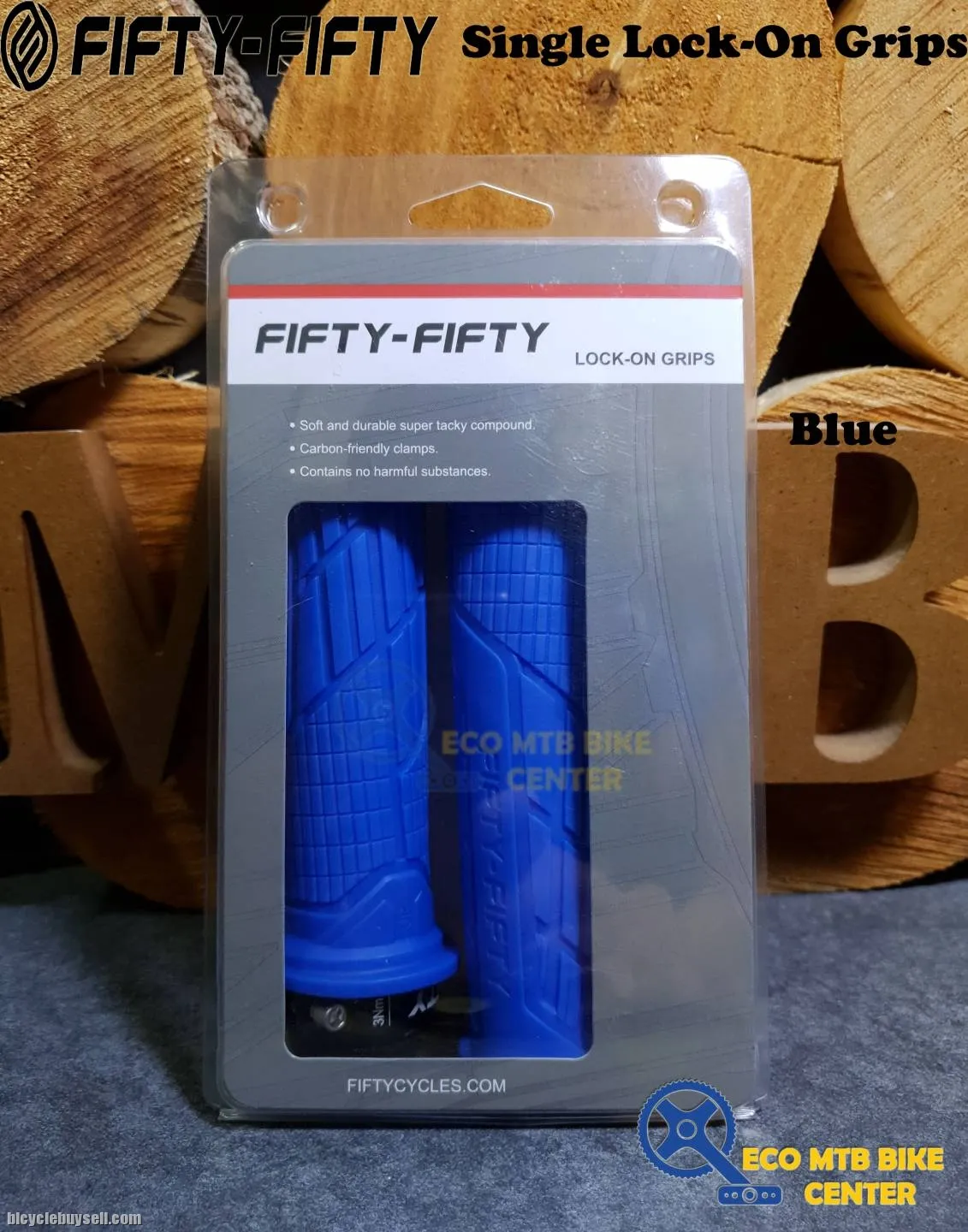 FIFTY-FIFTY Mountain Bike Grips Single Lock-On 31mm Diameter
