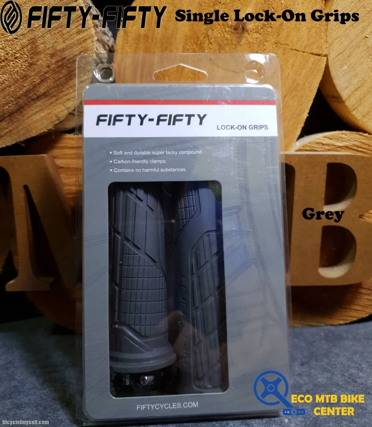 FIFTY-FIFTY Mountain Bike Grips Single Lock-On 31mm Diameter