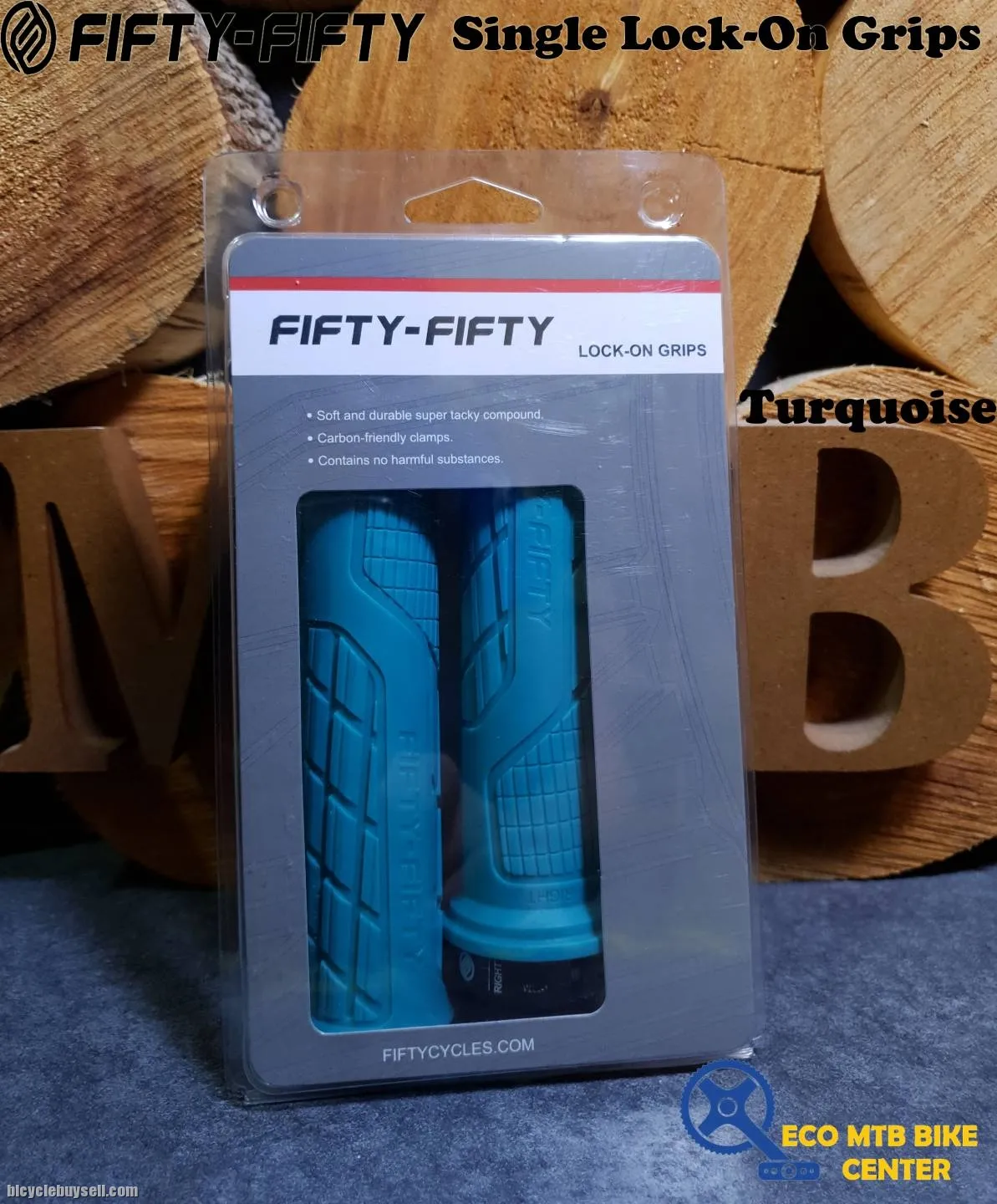 FIFTY-FIFTY Mountain Bike Grips Single Lock-On 31mm Diameter