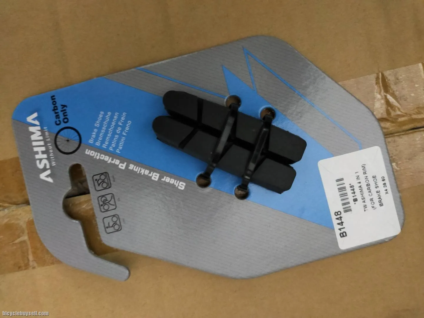 ASHIMA BRAKE SHOE FOR CARBON RIMS - SALES